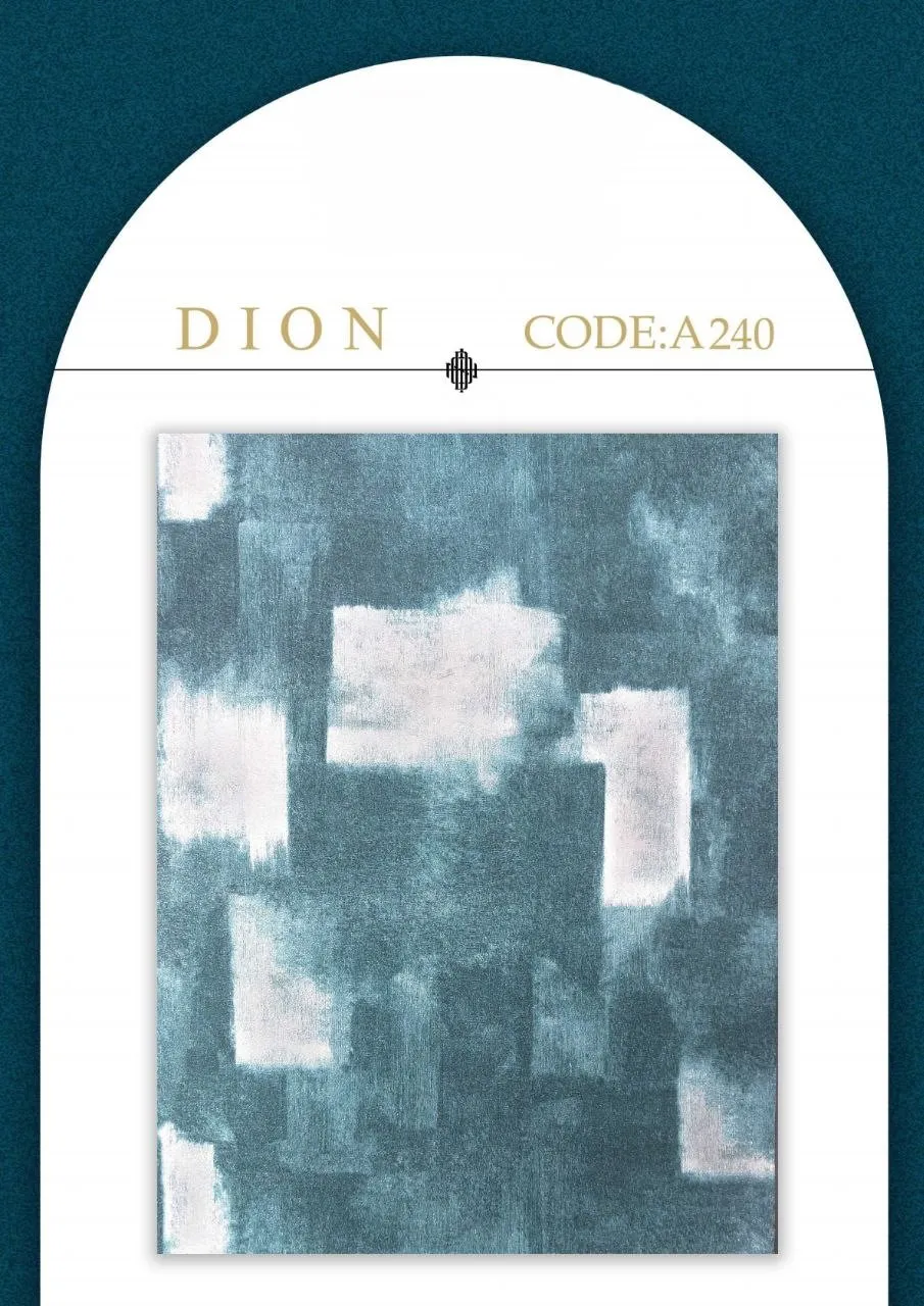 کاغذ دیواری مدرن آبستره سبز آبی دایون دکوراسیون قلعه کاغذ دیواری