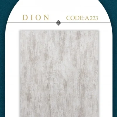 کاغذ دیواری پتینه سفید نسکافه ای دایون دکوراسیون قلعه کاغذ دیواری