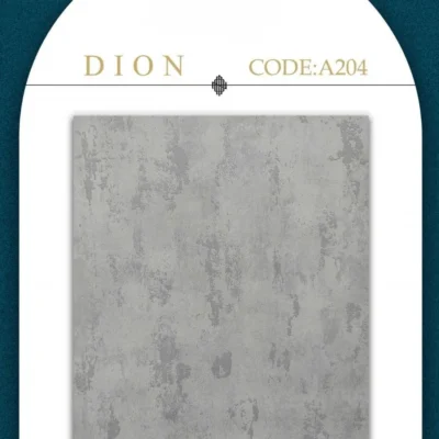 کاغذ دیواری برجسته پتینه طوسی دایون دکوراسیون قلعه کاغذ دیواری