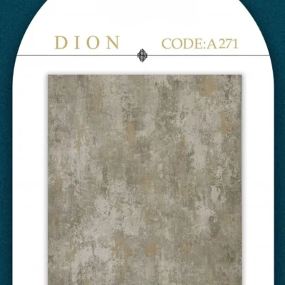 کاغذ دیواری برجسته پتینه نسکافه ای دایون دکوراسیون قلعه کاغذ دیواری