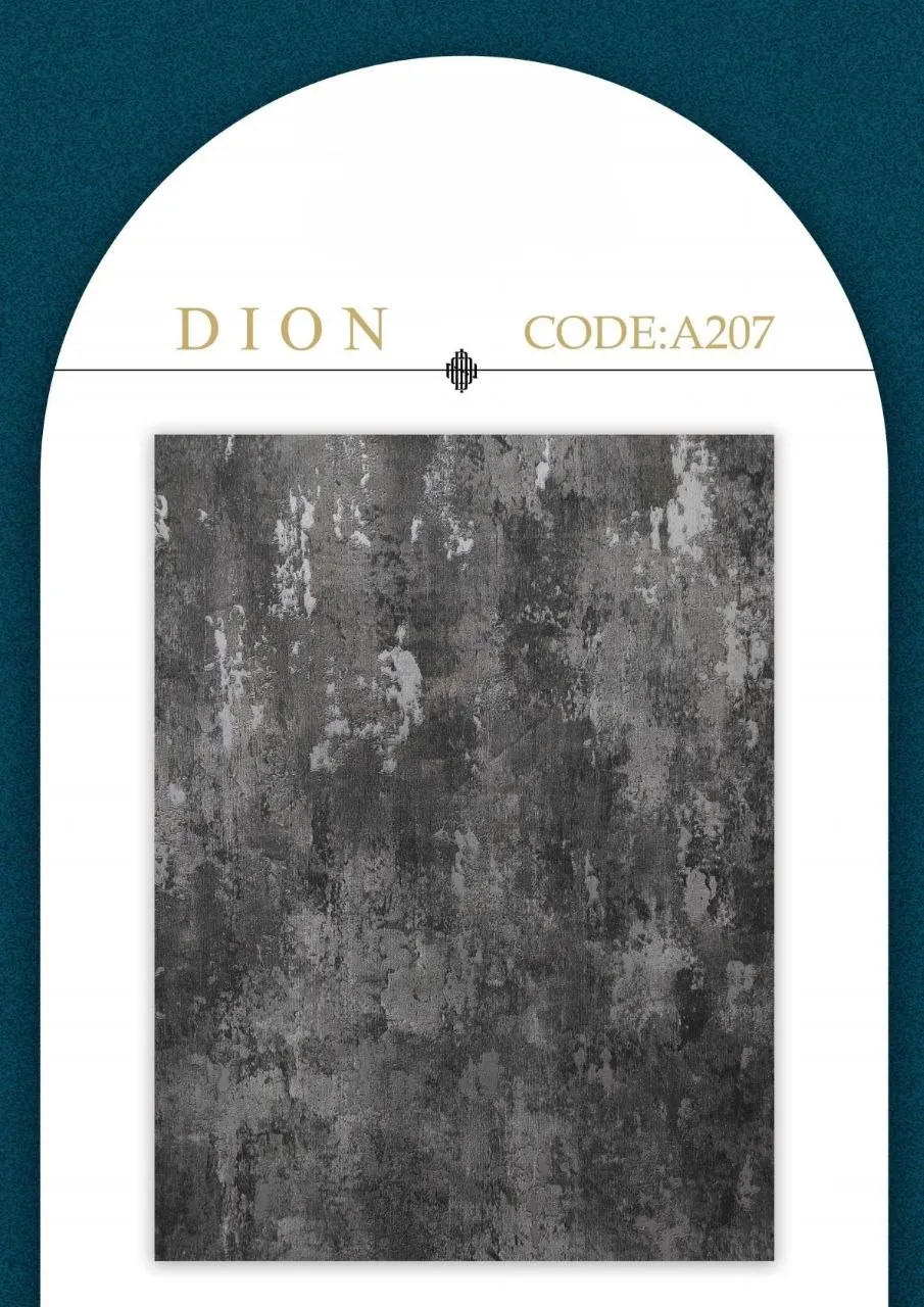 کاغذ دیواری برجسته پتینه مشکی دایون دکوراسیون قلعه کاغذ دیواری