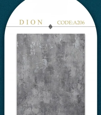 کاغذ دیواری برجسته پتینه طوسی دایون دکوراسیون قلعه کاغذ دیواری