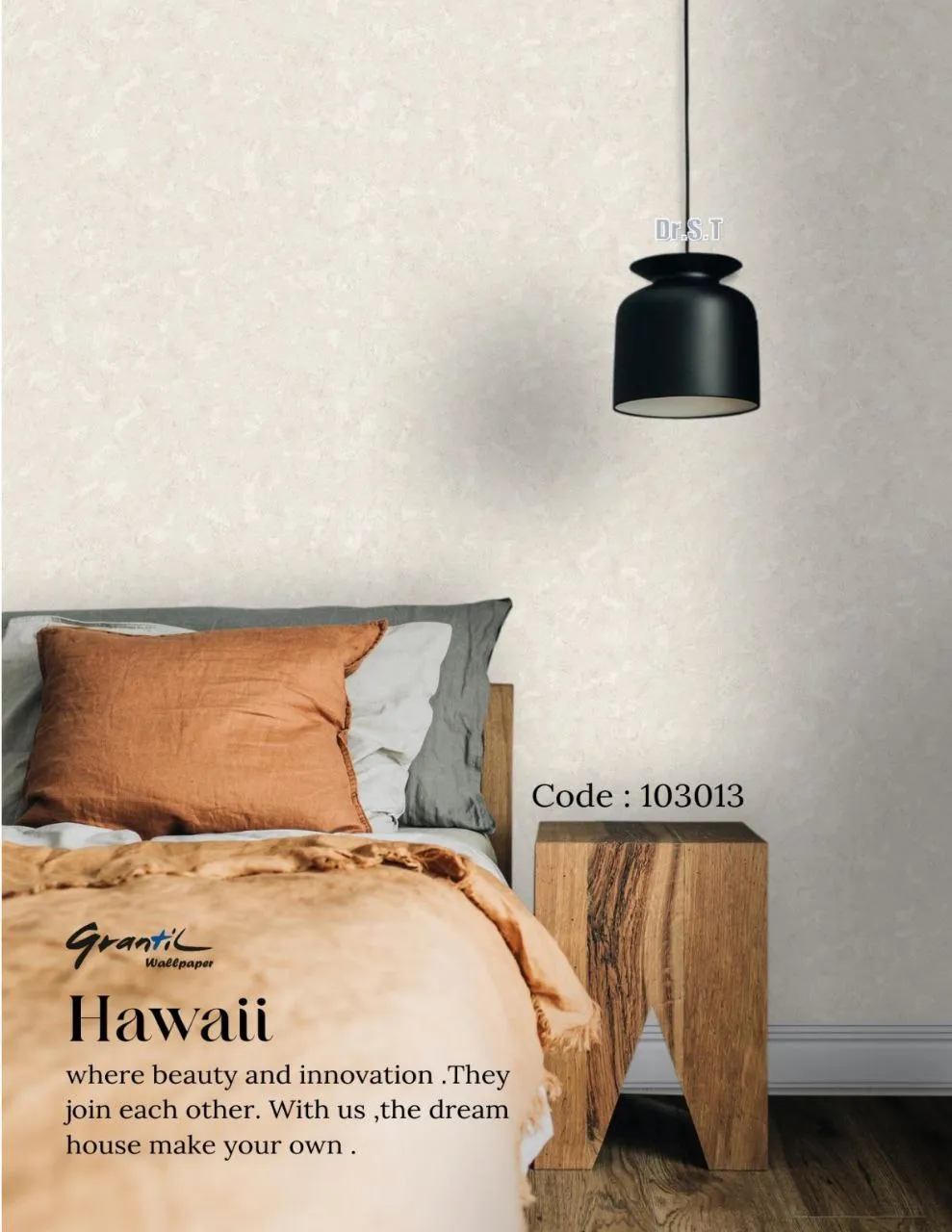 کاغذ دیواری ساده و روشن هاوایی دکوراسیون قلعه کاغذ دیواری