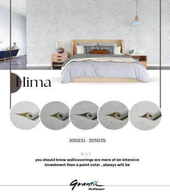 کاغذ دیواری پتینه هندسی هیما دکوراسیون قلعه کاغذ دیواری