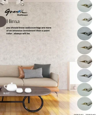 کاغذ دیواری پتینه روشن هیما دکوراسیون قلعه کاغذ دیواری