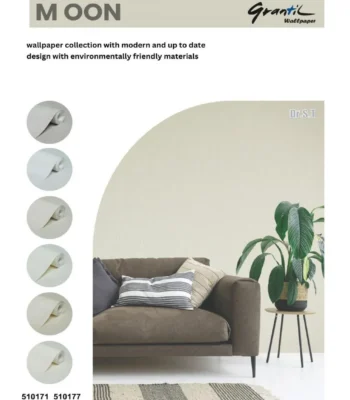 کاغذ دیواری ساده راه راه ملایم مون دکوراسیون قلعه کاغذ دیواری