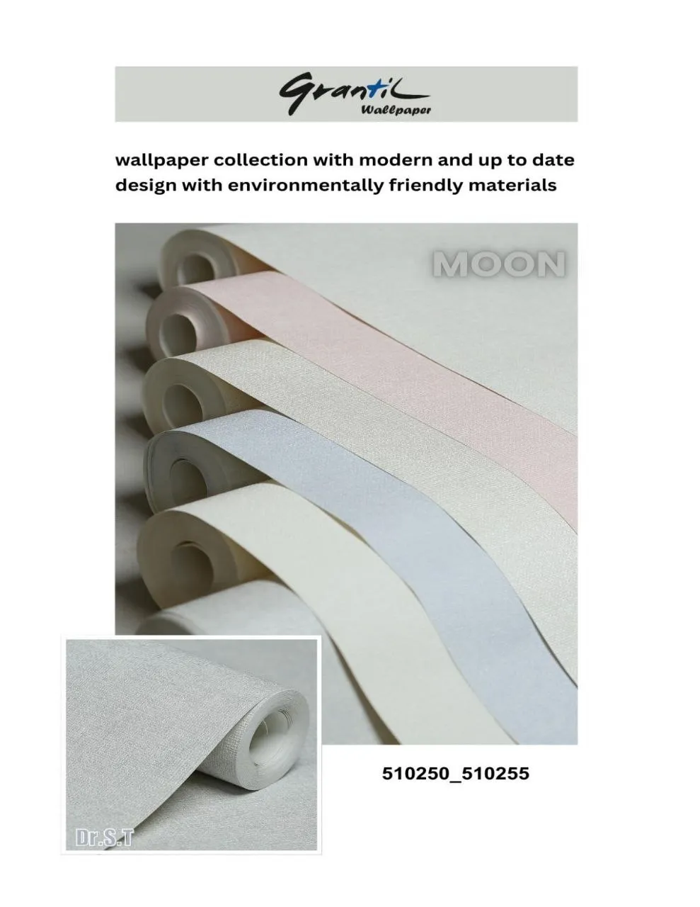 کاغذ دیواری ساده صدفی مون دکوراسیون قلعه کاغذ دیواری