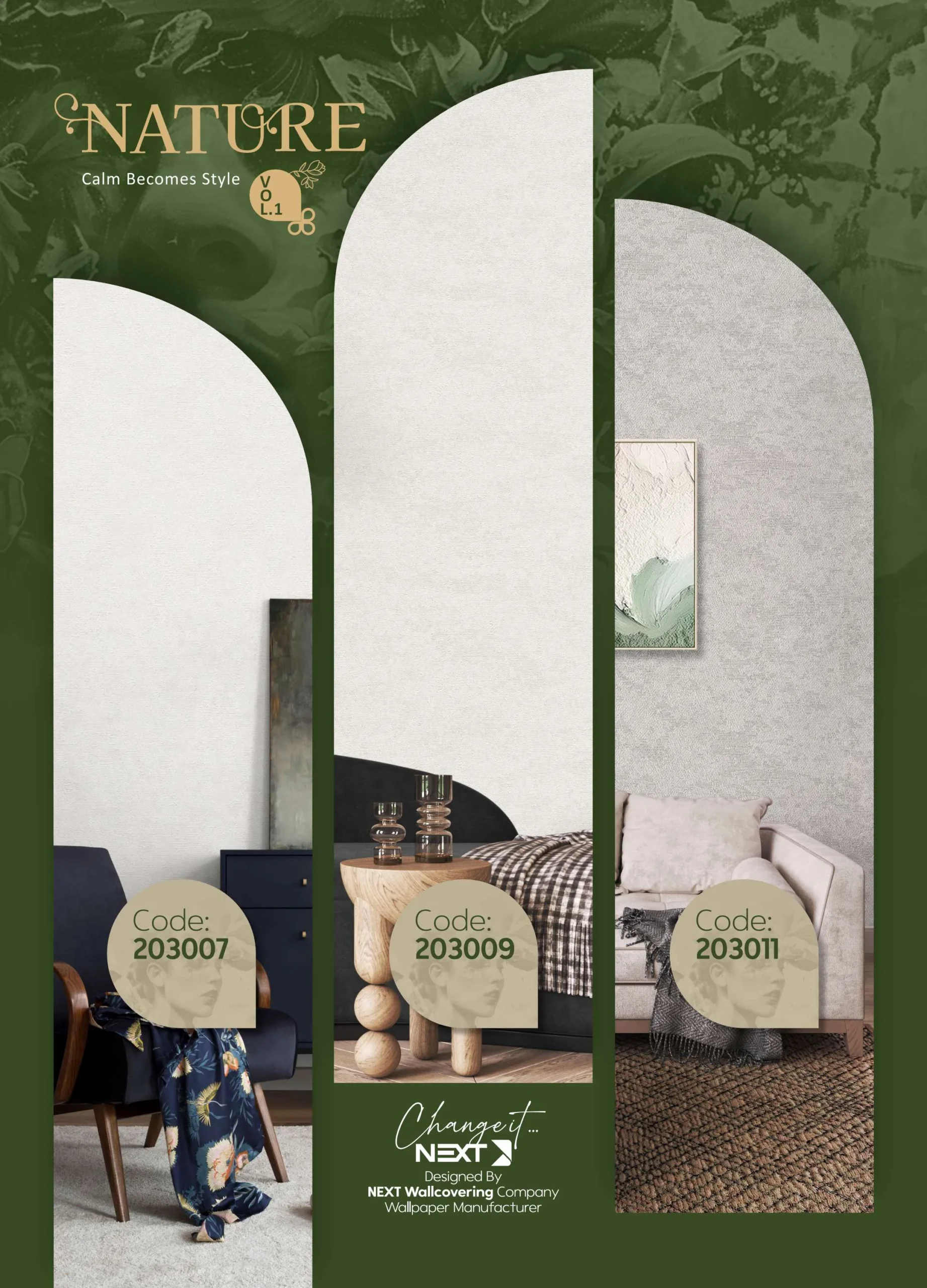 کاغذ دیواری ساده و پتینه نیچر 1 دکوراسیون قلعه کاغذ دیواری