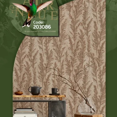 کاغذ دیواری طرح خوشه ای نیچر1 دکوراسیون قلعه کاغذ دیواری