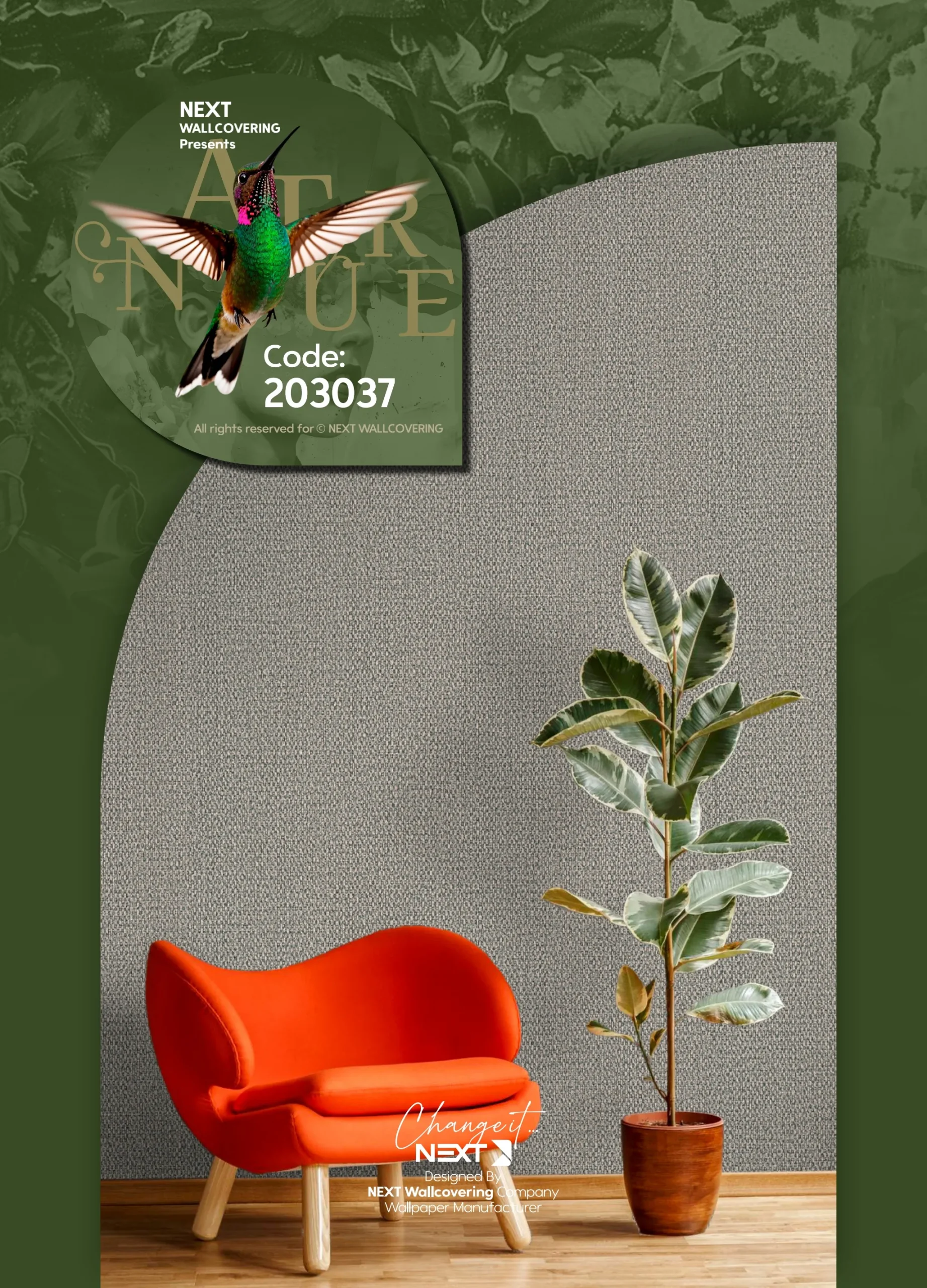 کاغذ دیواری ساده کنفی نیچر 1 دکوراسیون قلعه کاغذ دیواری