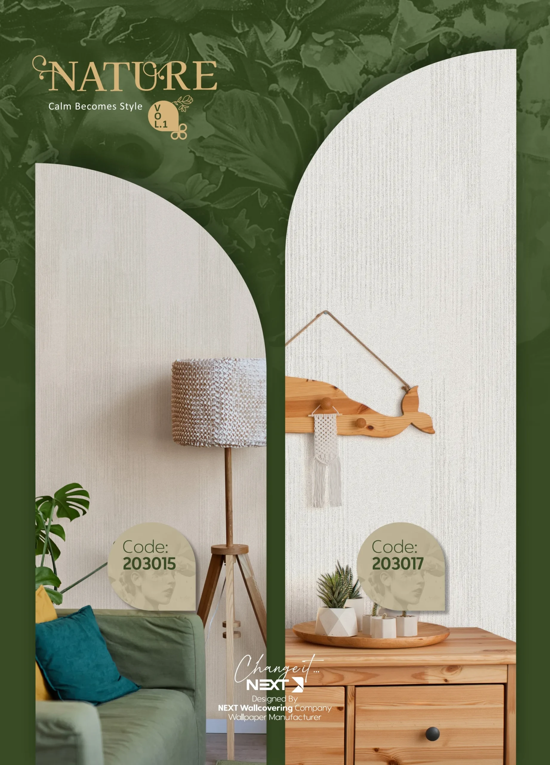 کاغذ دیواری مدرن نیچر 1 دکوراسیون قلعه کاغذ دیواری