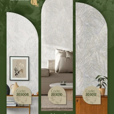 کاغذ دیواری طرح برگ مدرن نیچر 1 دکوراسیون قلعه کاغذ دیواری