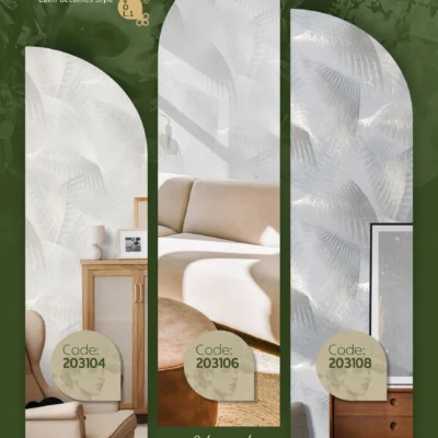 کاغذ دیواری برگ سه بعدی نیچر 1 دکوراسیون قلعه کاغذ دیواری