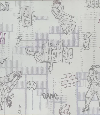 کاغذ دیواری هیپ هاپ تینیج دکوراسیون قلعه کاغذ دیواری