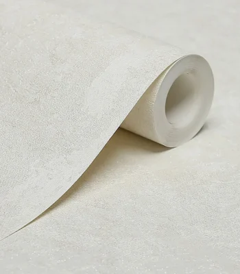 کاغذ دیواری ساده پتینه کرمی مون دکوراسیون قلعه کاغذ دیواری