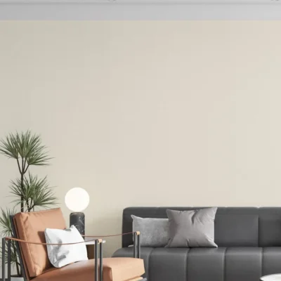 کاغذ دیواری ساده کرم مات M&M دکوراسیون قلعه کاغذ دیواری