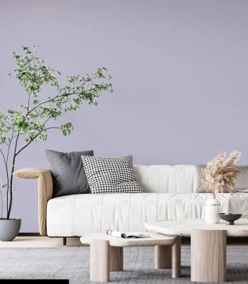 کاغذ دیواری ساده طوسی یاسی مات M&M دکوراسیون قلعه کاغذ دیواری