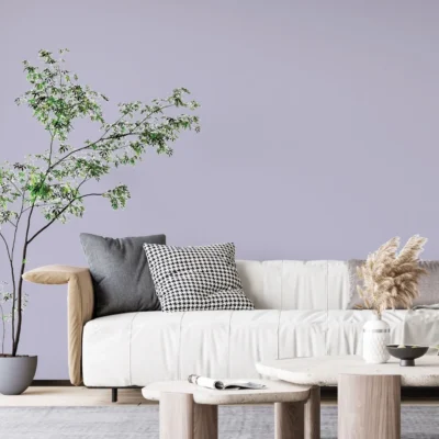 کاغذ دیواری ساده طوسی یاسی مات M&M دکوراسیون قلعه کاغذ دیواری