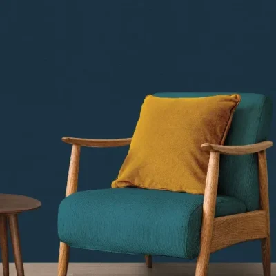 کاغذ دیواری ساده سرمه ای مات M&M دکوراسیون قلعه کاغذ دیواری