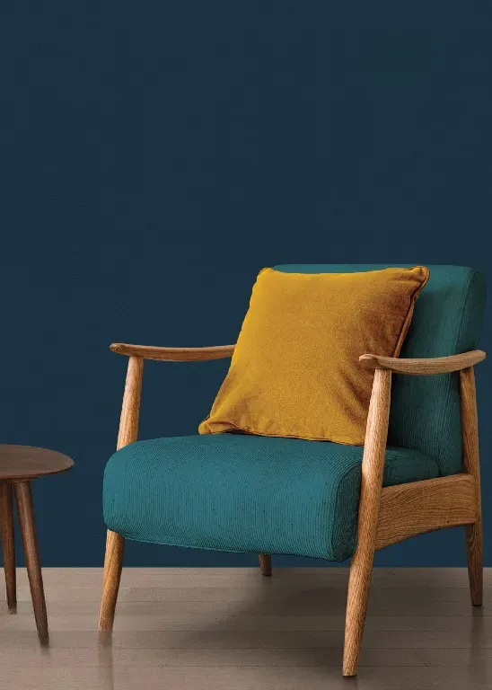 کاغذ دیواری ساده سرمه ای مات M&M دکوراسیون قلعه کاغذ دیواری