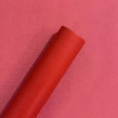 کاغذ دیواری ساده قرمز مات M&M دکوراسیون قلعه کاغذ دیواری